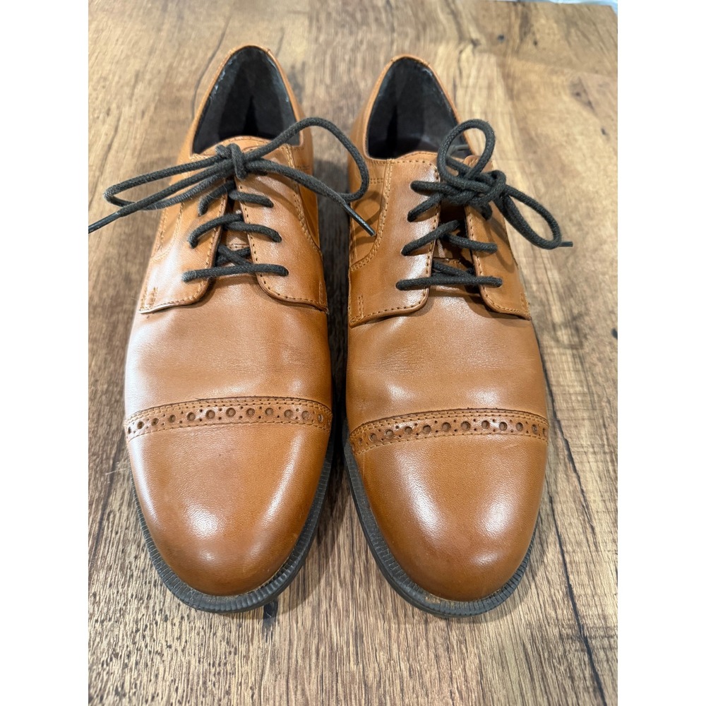 Cole Haan Men's Dustin Cap Toe‎ Brogue Oxford British Tan Style C25806 Men's 8.5 - Picture 2 of 10